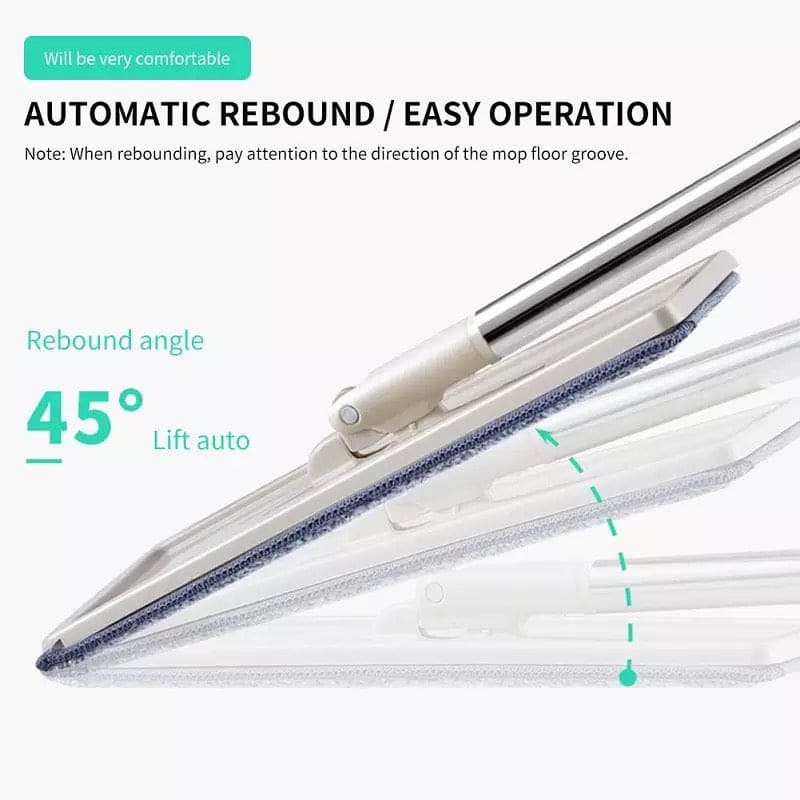 Flat Magic Easy Cleaning Mop, Floors Squeeze Flat Mop, Kitchen Floor Cleaning Tool, Flat Squeeze Mop and Bucket, Hand-Free Wringing Floor Cleaning Mop, Wet or Dry Usage Magic Automatic Spin Self Cleaner Flat Magic Easy Cleaning Mop, Floors Squeeze Flat Mop, Kitchen Floor Cleaning Tool, Flat Squeeze Mop and Bucket, Hand-Free Wringing Floor Cleaning Mop, Wet or Dry Usage Magic Automatic Spin Self Cleaner